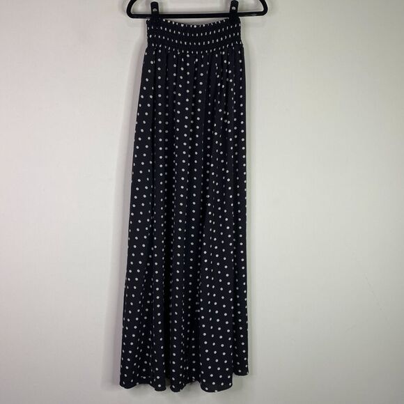 L'ATISTE by Amy Polka Dot Summer Beach Maxi Skirt Women's Size Small - Picture 8 of 9